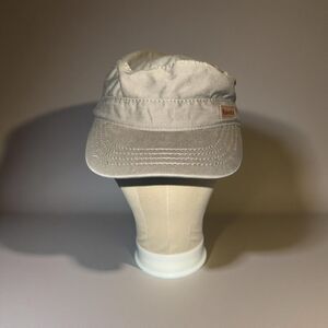 Roots Tan/Army Green Castro Cap Adjustable Military Hat